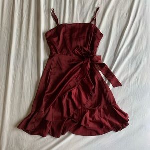 Princess Polly Wine Mini Dress BNWT